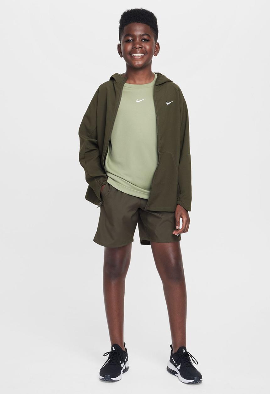 Nike - B nk df multi ss top - oil green/white