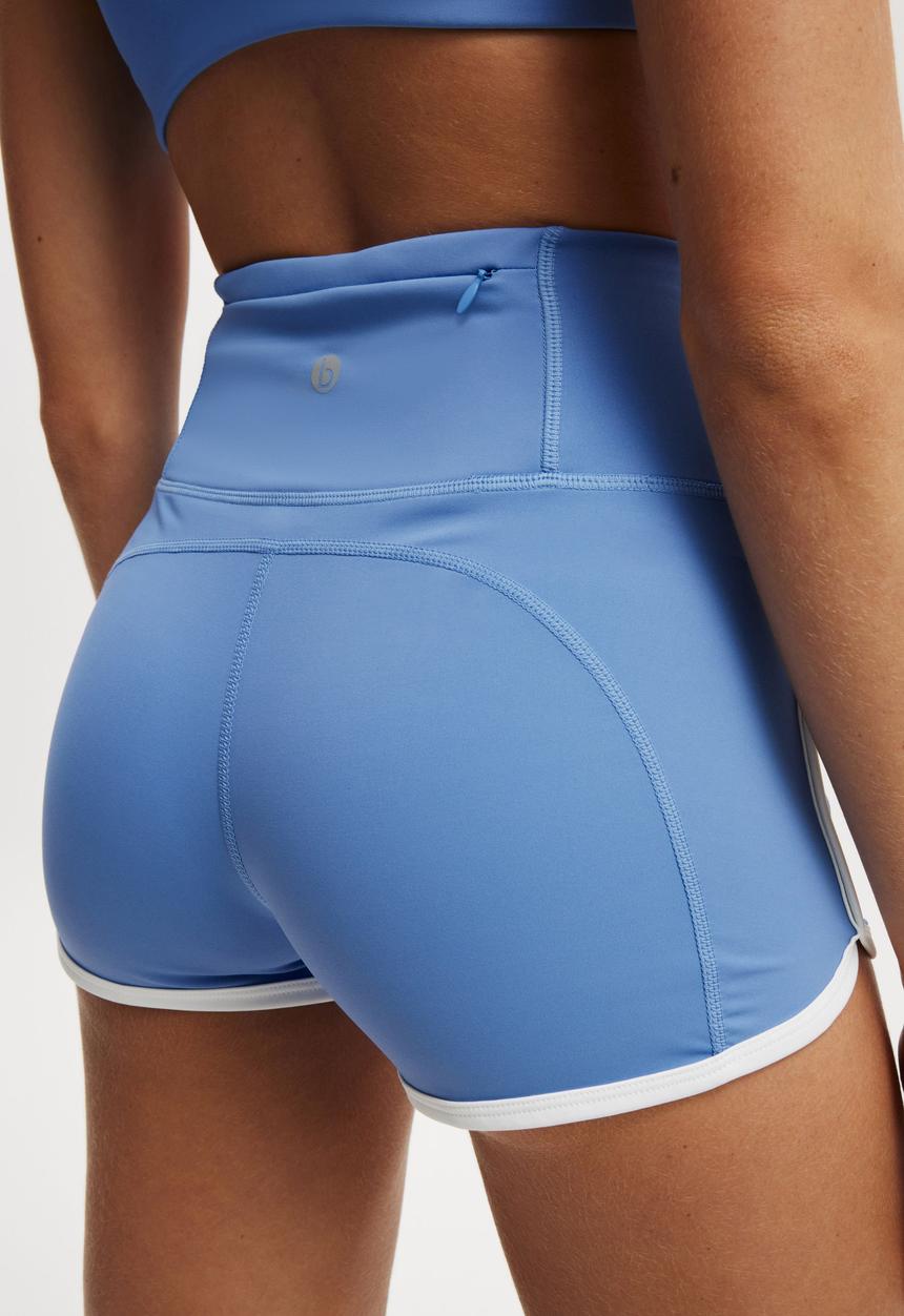 Cotton On - Ultimate Run Shortie Short-Adrift Blue/ White