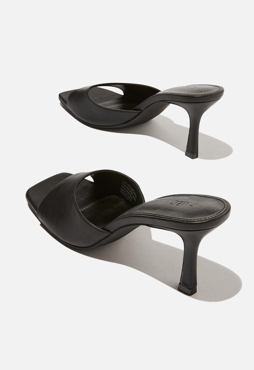 Cotton On - Edie Minimal Mule - Black Smooth