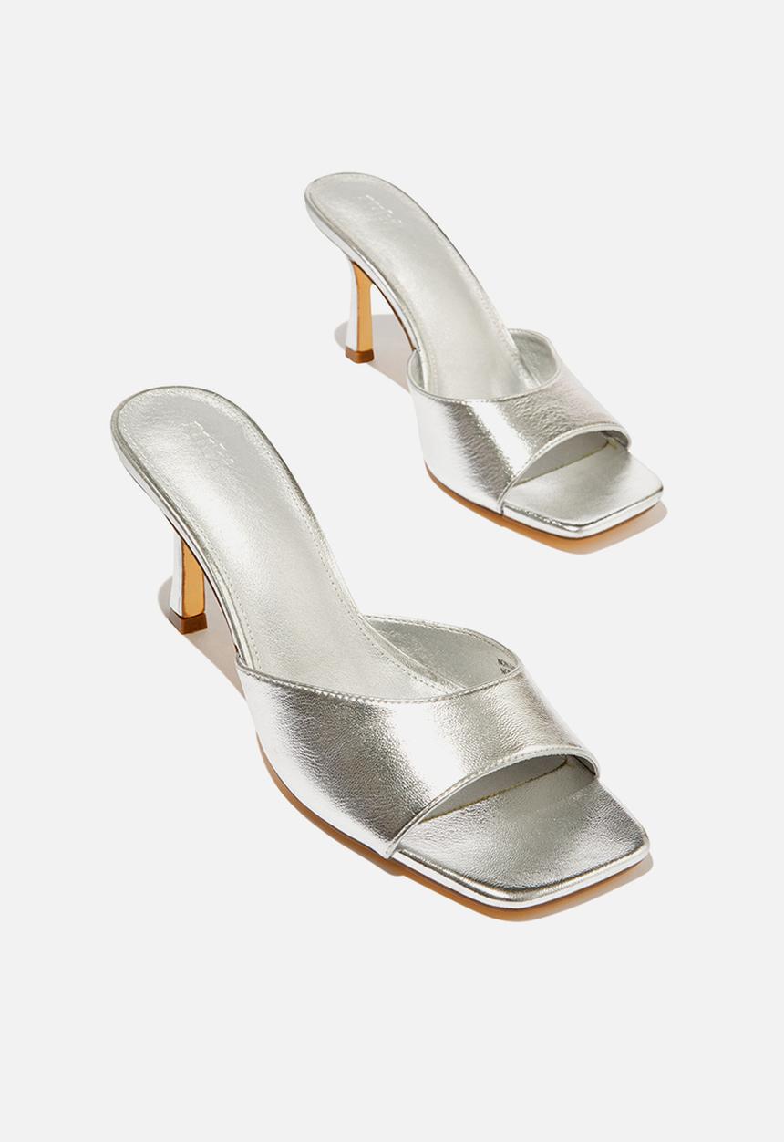 Cotton On - Edie Minimal Mule - Silver Metallic