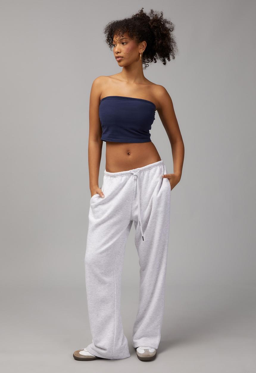 Factorie - Crop Jersey Bandeau - Navy Blazer