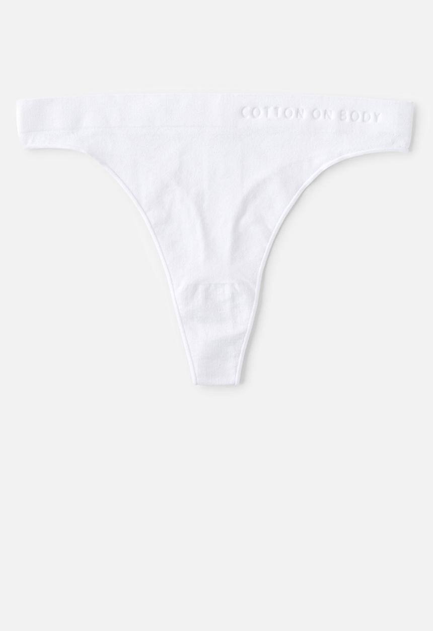 Cotton On - Seamless High Cut G String 3 Pack - Multi