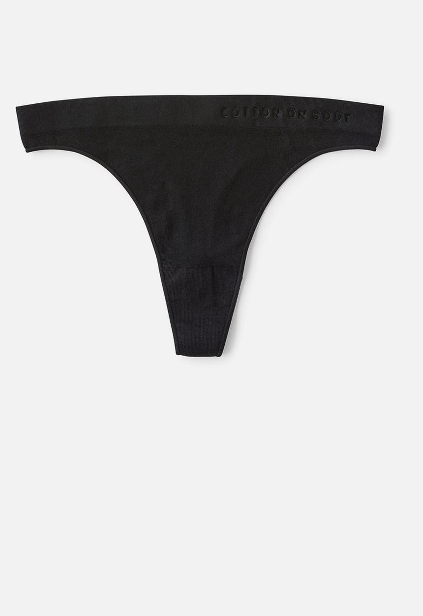 Cotton On - Seamless High Cut G String 3 Pack - Multi
