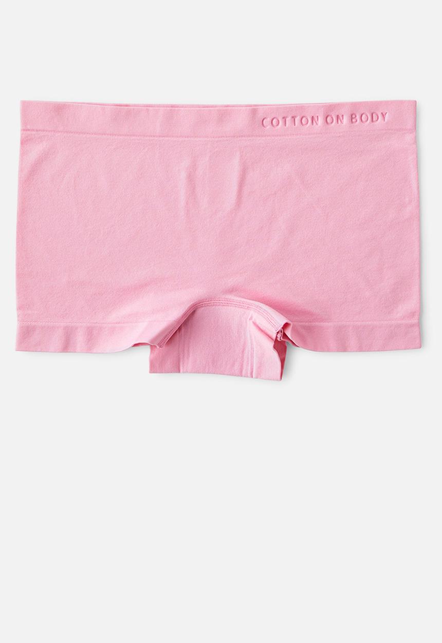Cotton On - Seamless Light Weight Boyshort Brief 5 Pack - Multi