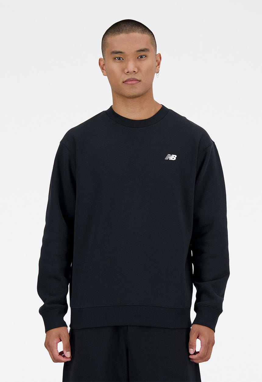 New Balance  - New Balance Brushed Fleece Crew - Black