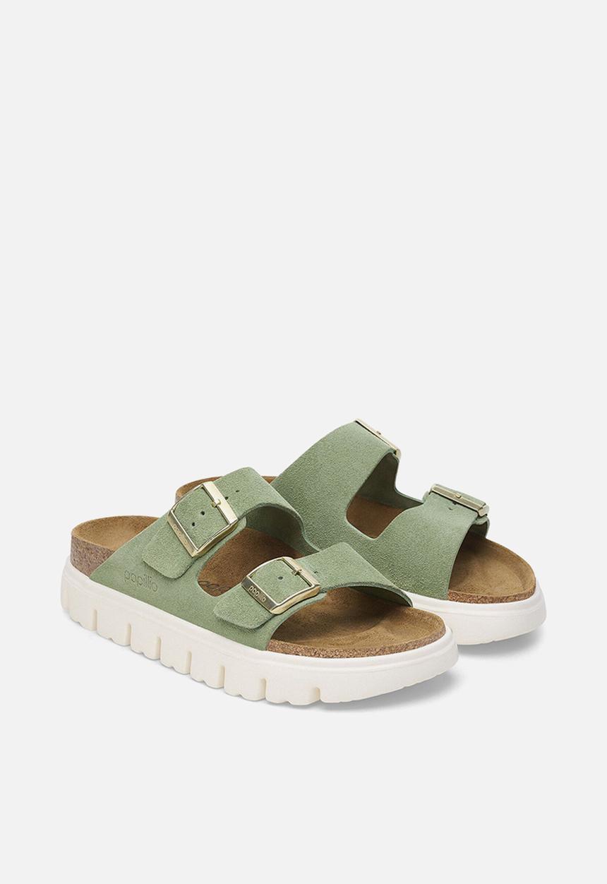 Birkenstock - Arizona chunky suede narrow - green tea