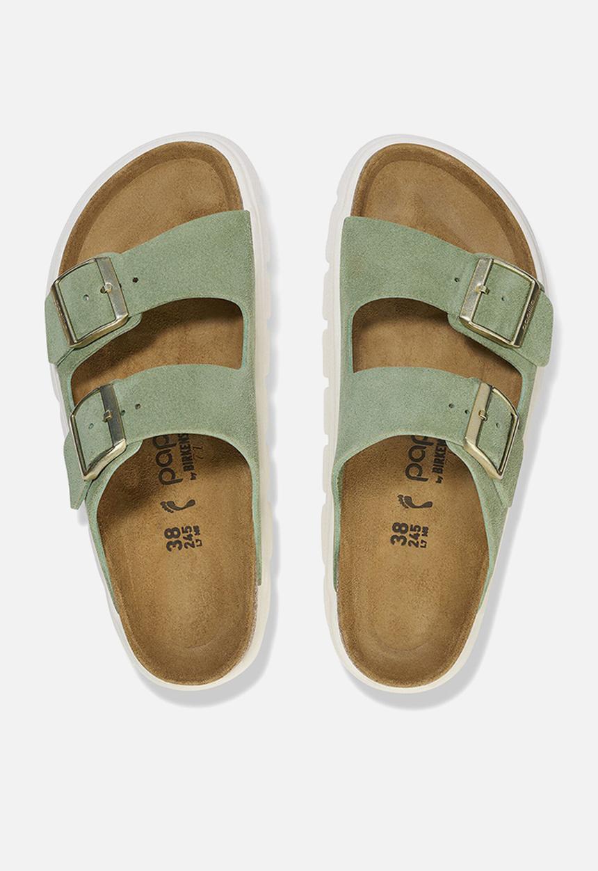 Birkenstock - Arizona chunky suede narrow - green tea