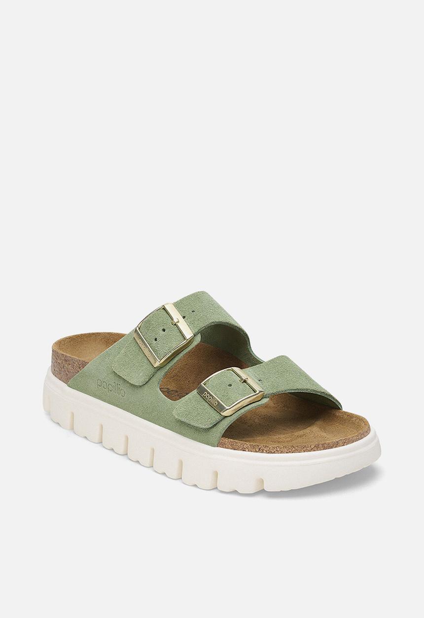 Birkenstock - Arizona chunky suede narrow - green tea