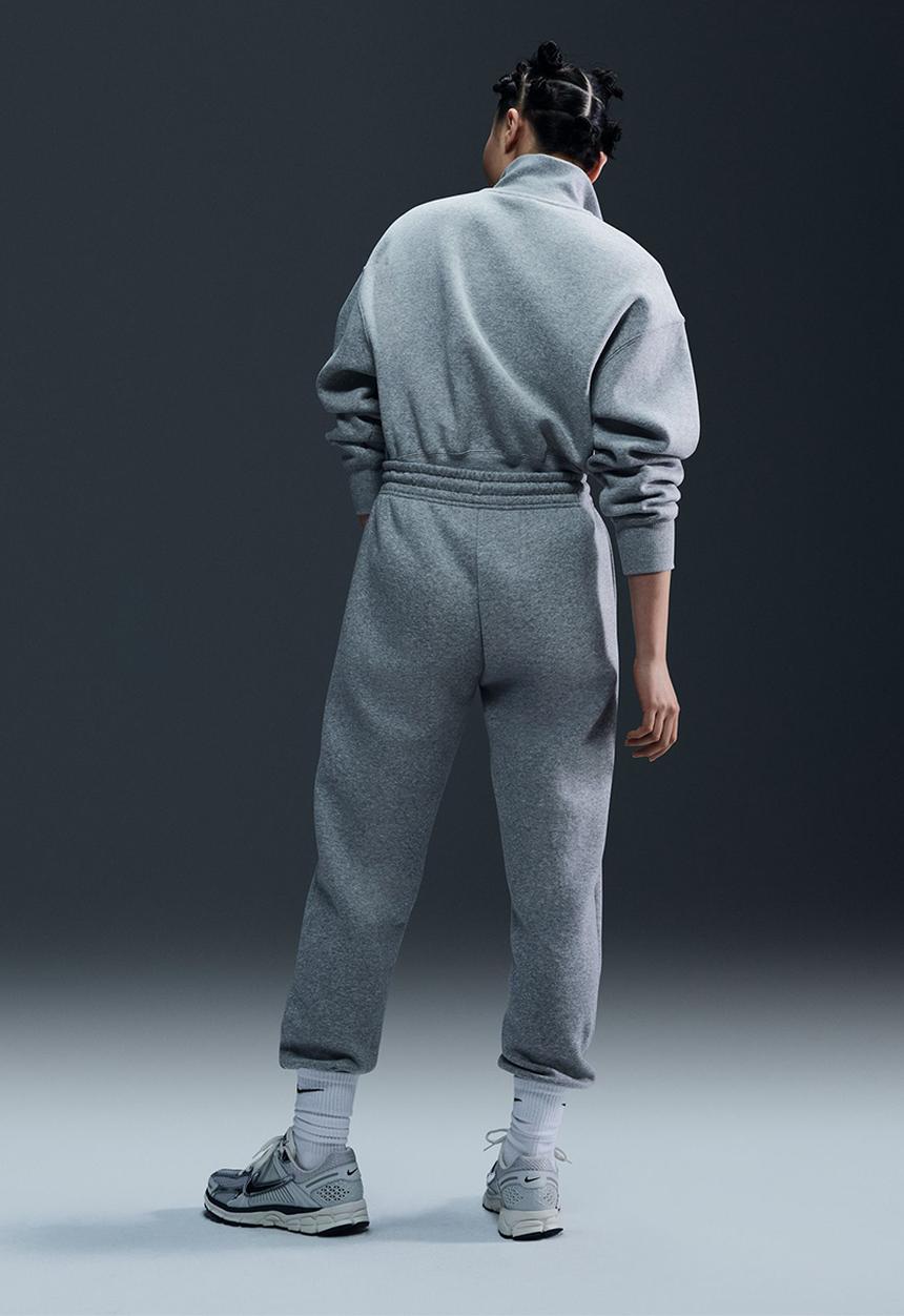 Nike - Nike Sportswear Phoenix Fleece - Dk Grey Heather/Sail