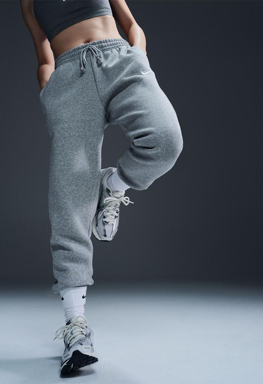 Nike - Nike Sportswear Phoenix Fleece - Dk Grey Heather/Sail
