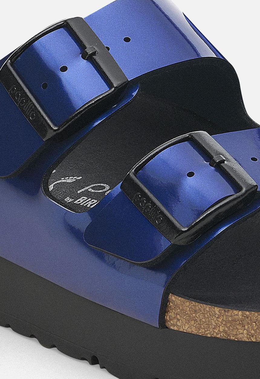 Birkenstock - Arizona platform narrow - metallic blue