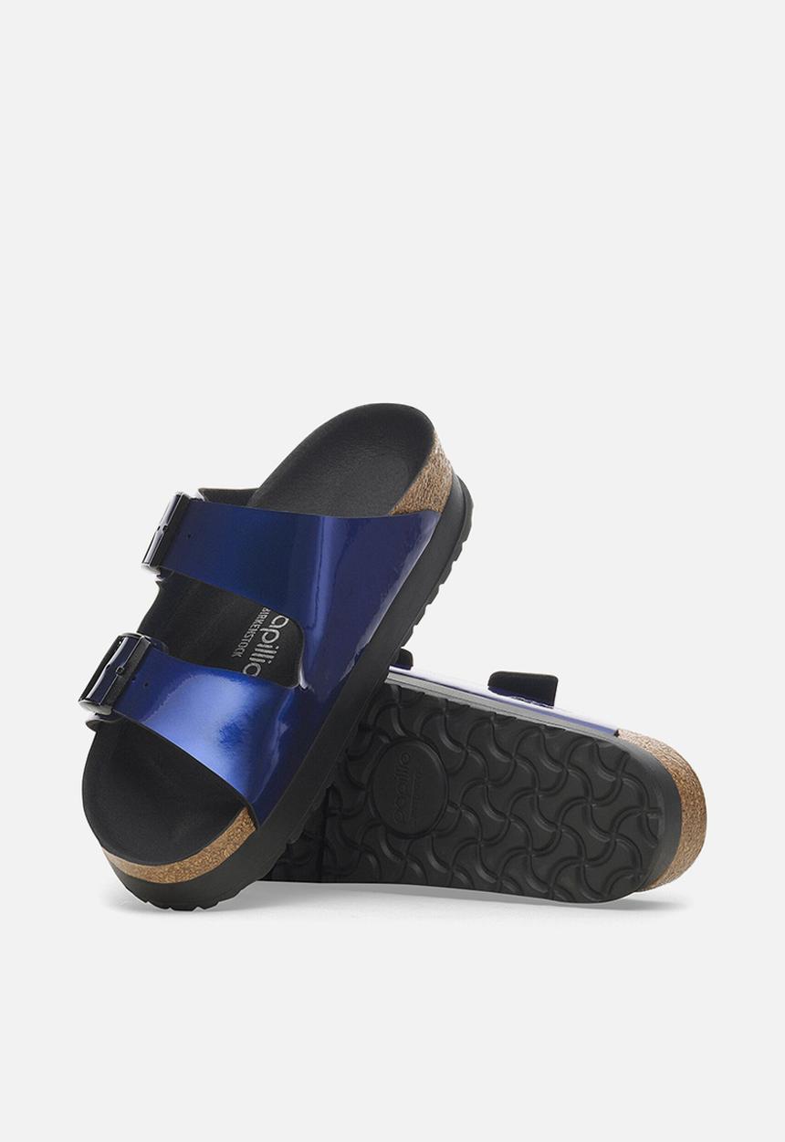 Birkenstock - Arizona platform narrow - metallic blue