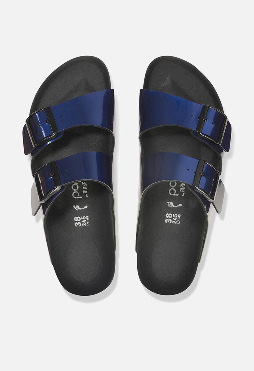 Birkenstock - Arizona platform narrow - metallic blue