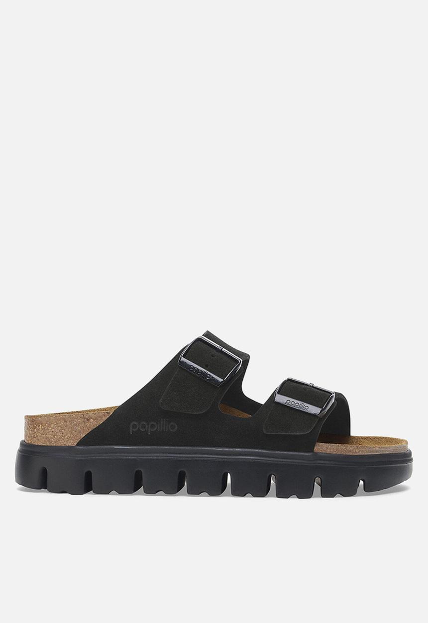 Birkenstock - Arizona chunky suede narrow - black