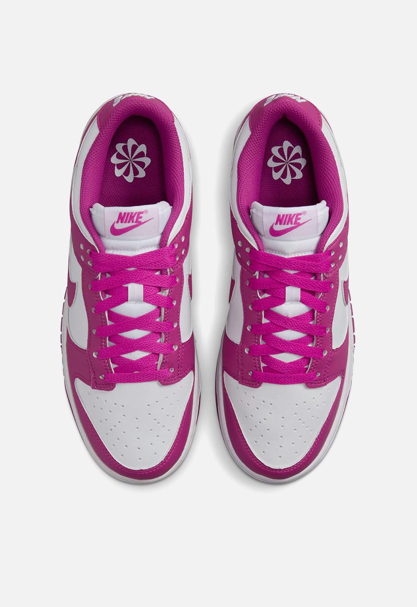 Nike Dunk Low - white/hot fuchsia