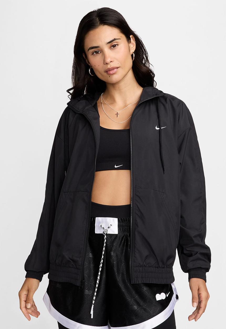 Nike - Nike essential UV woven jacket - Black/White
