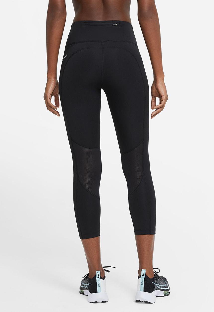 Nike - Nike Dri-FIT Fast Crop - Black/Reflective Silv
