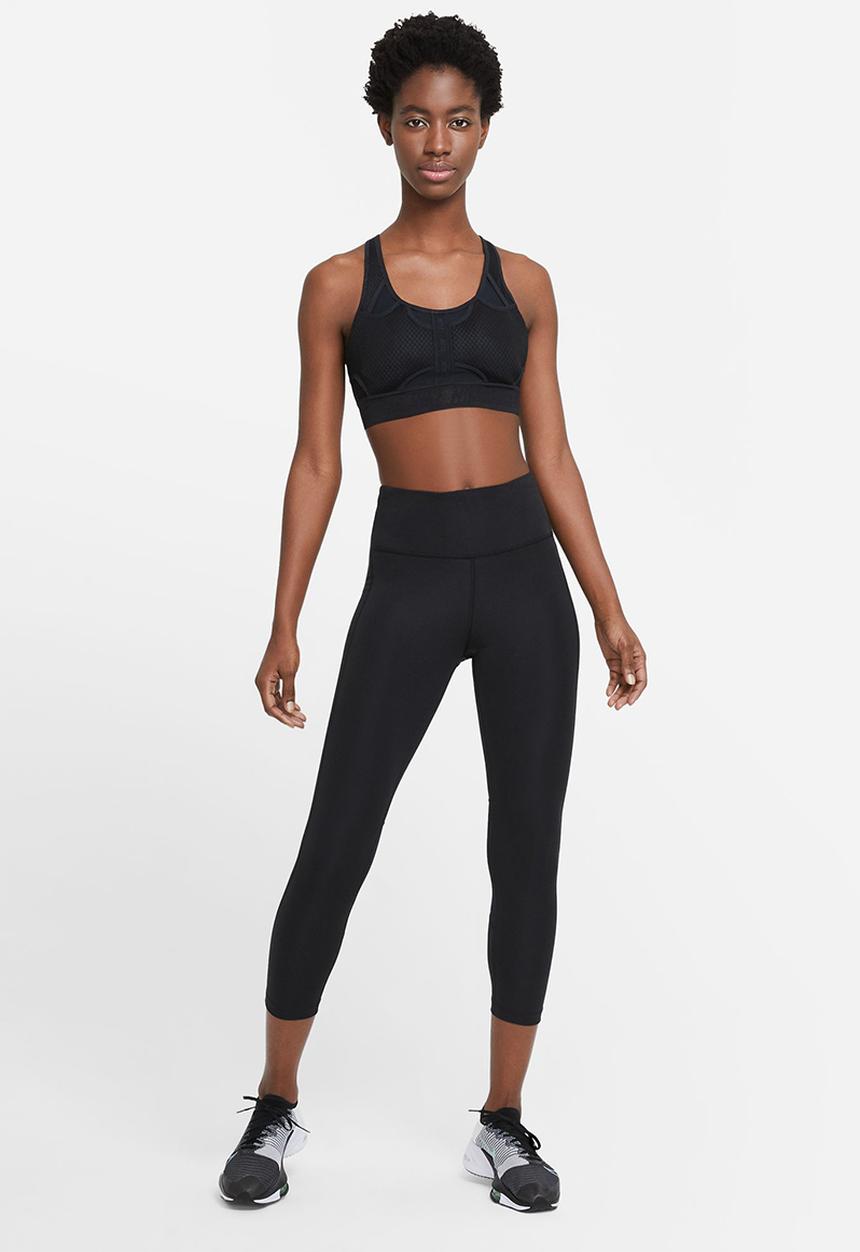 Nike - Nike Dri-FIT Fast Crop - Black/Reflective Silv
