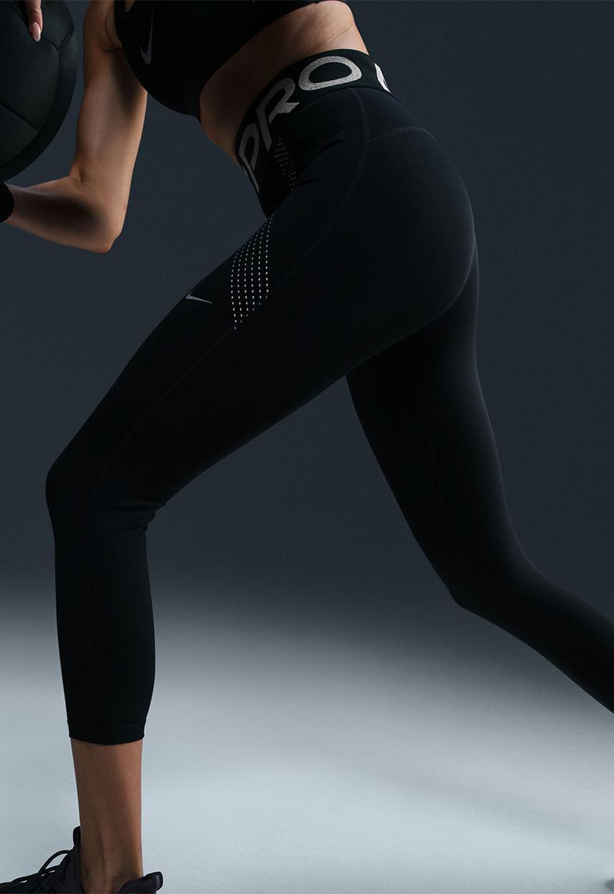 Nike - Nike Sculpt Dry fit 7/8 tight - Black/Reflective Silv