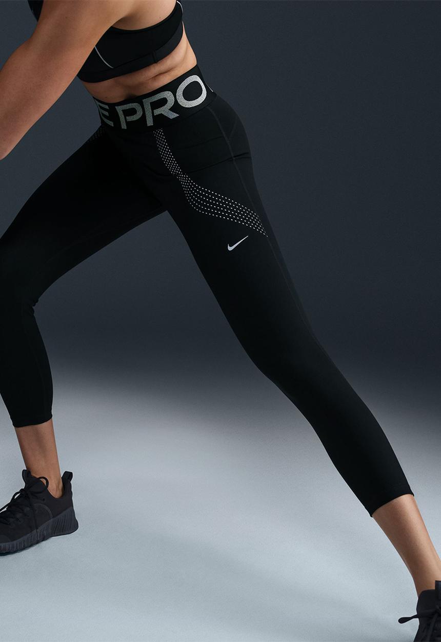 Nike - Nike Sculpt Dry fit 7/8 tight - Black/Reflective Silv