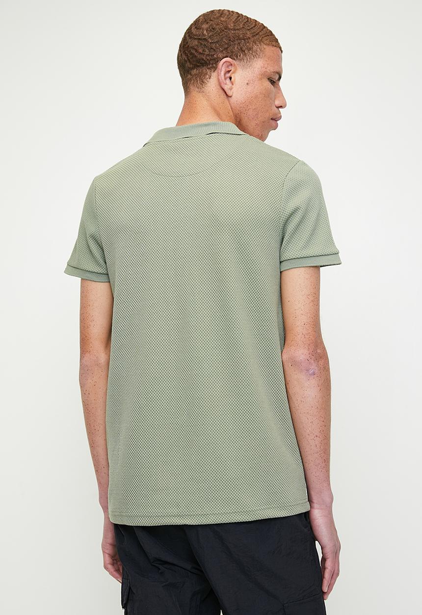Brave Soul - Polo T-Shirts - Washed Sage