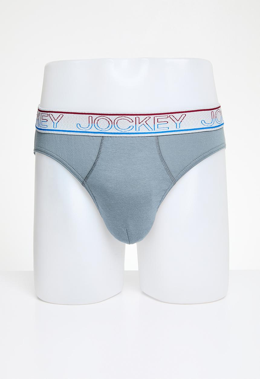 Jockey - 3 PK Plain New Gen Jockey Brief - Blue