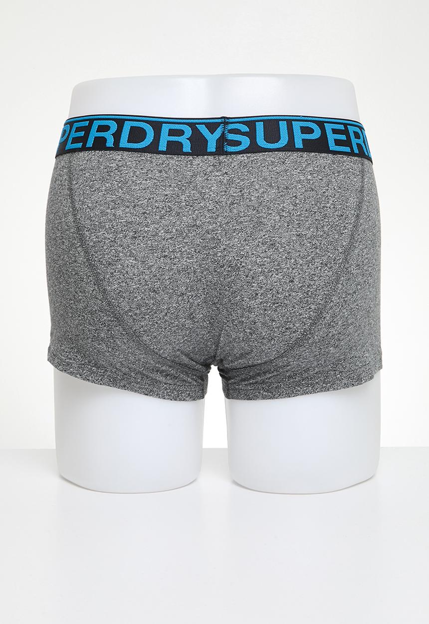 Superdry. - Trunk Triple Pack - Karst Black Mega Grit/NOOS Grey Marl/Asphalt Grey