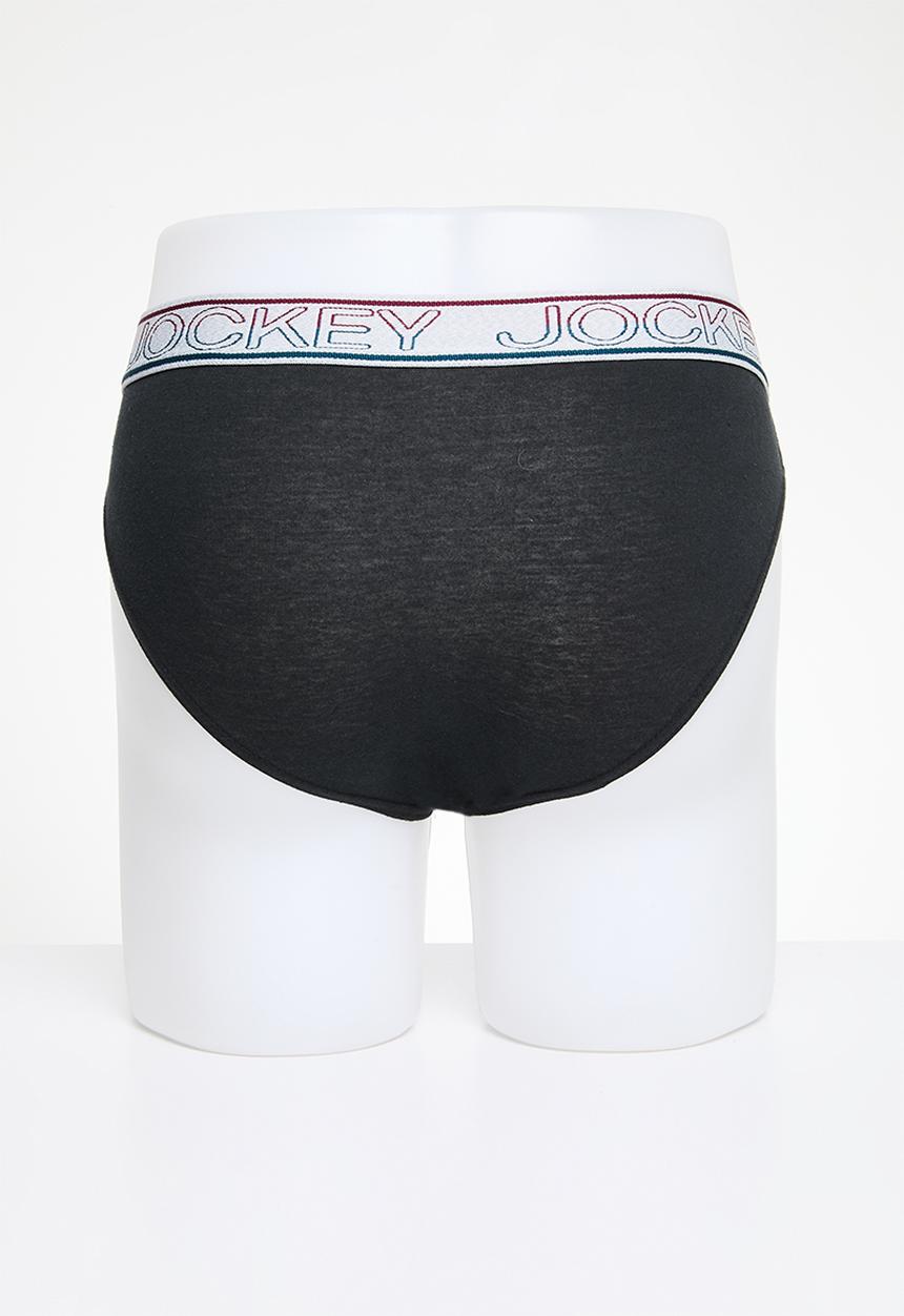 Jockey - 3 PK Plain New Gen Jockey Brief  - Multi