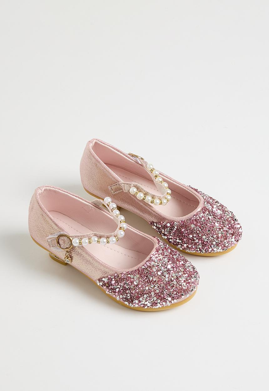 Pop Candy - Sequined kitten heels-pink