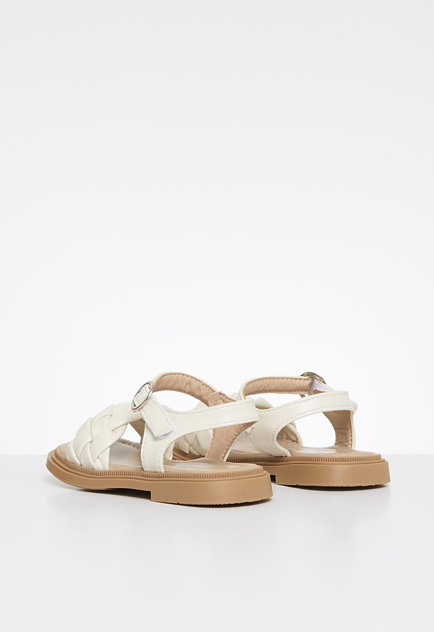 Pop Candy - Braided sandals - white