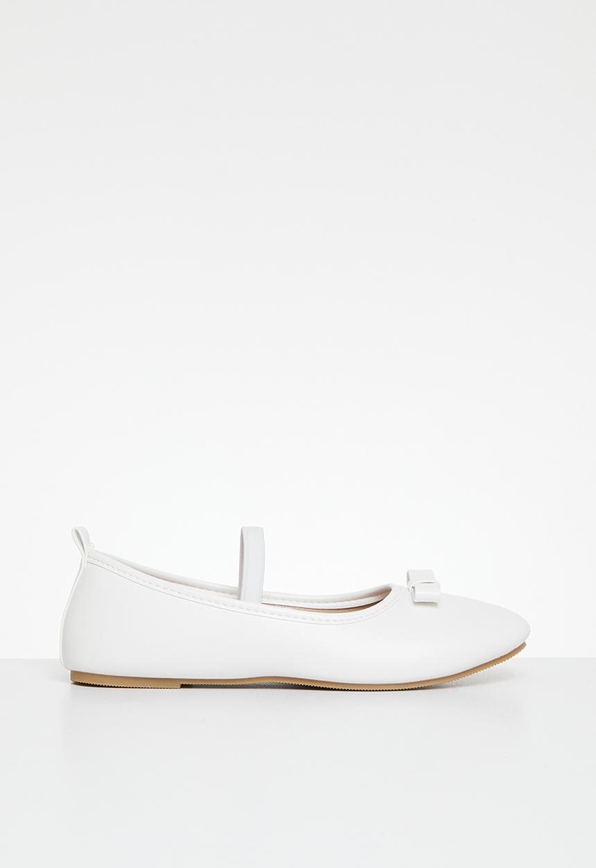 Pop Candy - Bow decor pumps - white