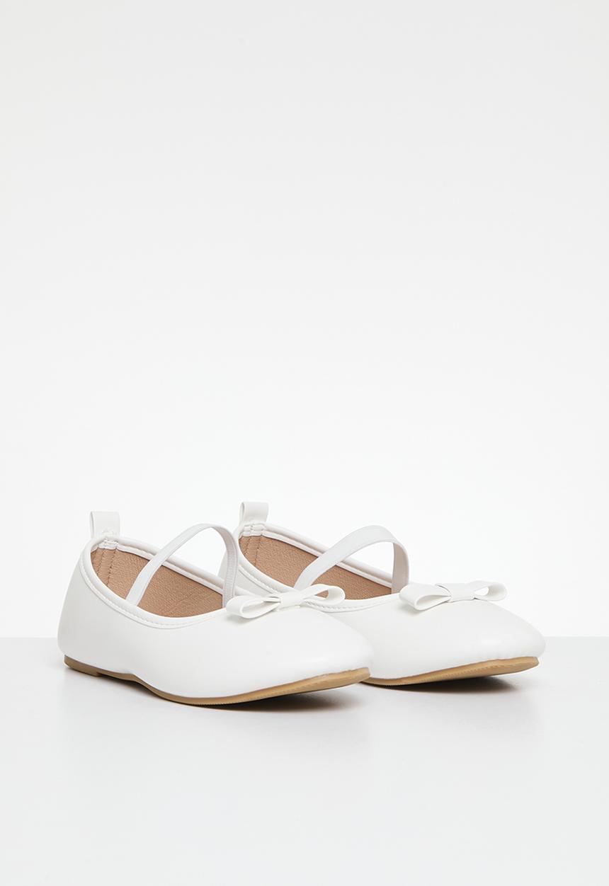 Pop Candy - Bow decor pumps - white