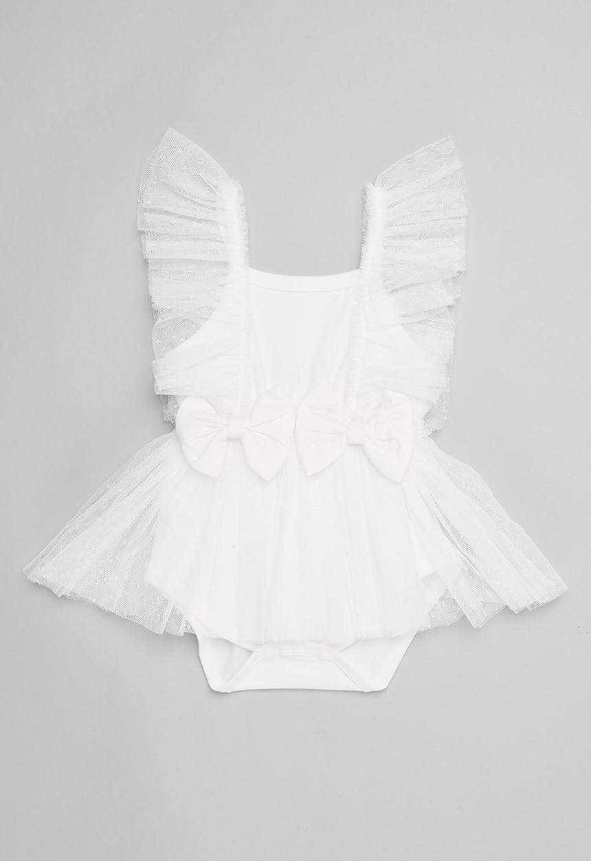 Pop Candy - Frill dress - white