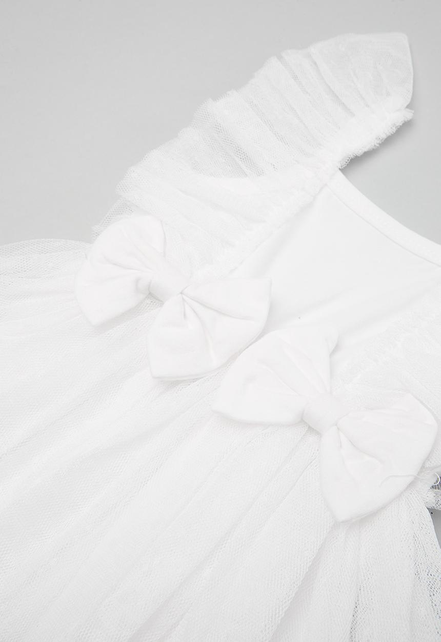Pop Candy - Frill dress - white