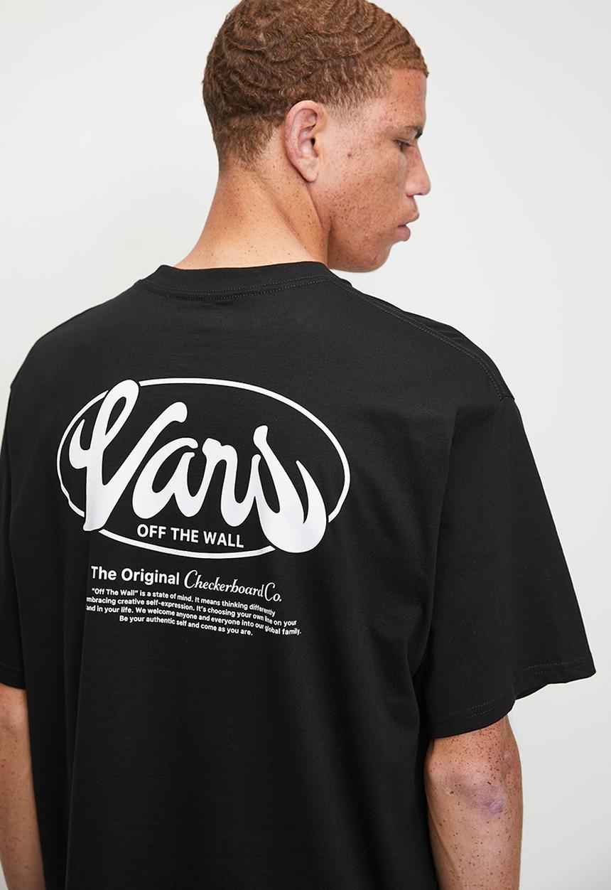 Vans - Global line short sleeve - black
