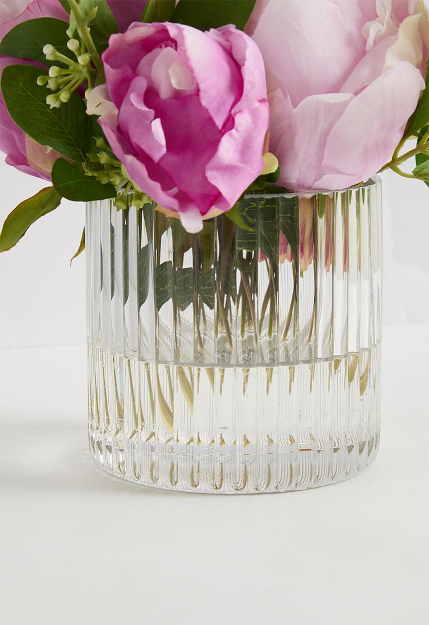 Silk By Design - Mixed Peony Arrangement Small – Pink