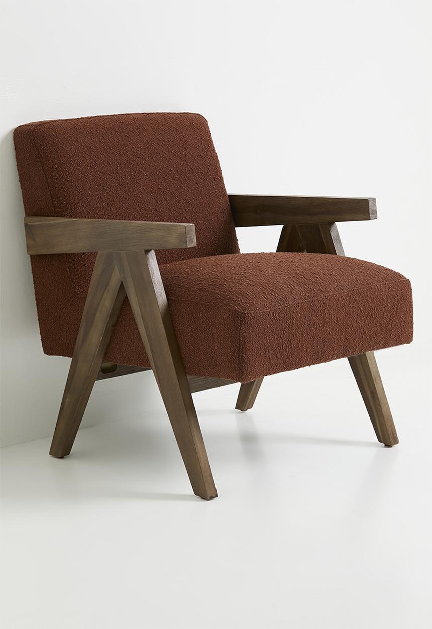 Sixth Floor - Corby occasional chair - rust