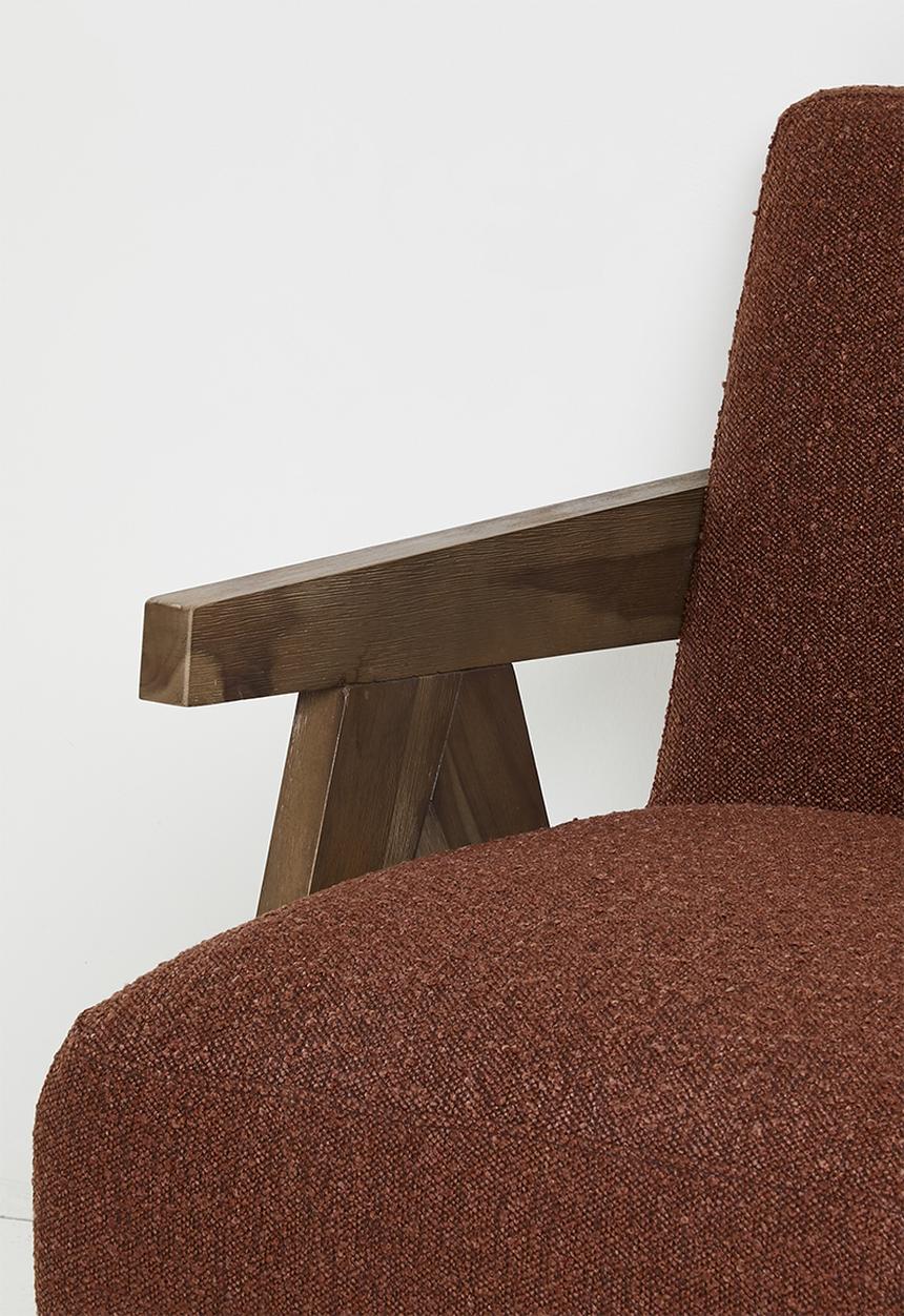 Sixth Floor - Corby occasional chair - rust