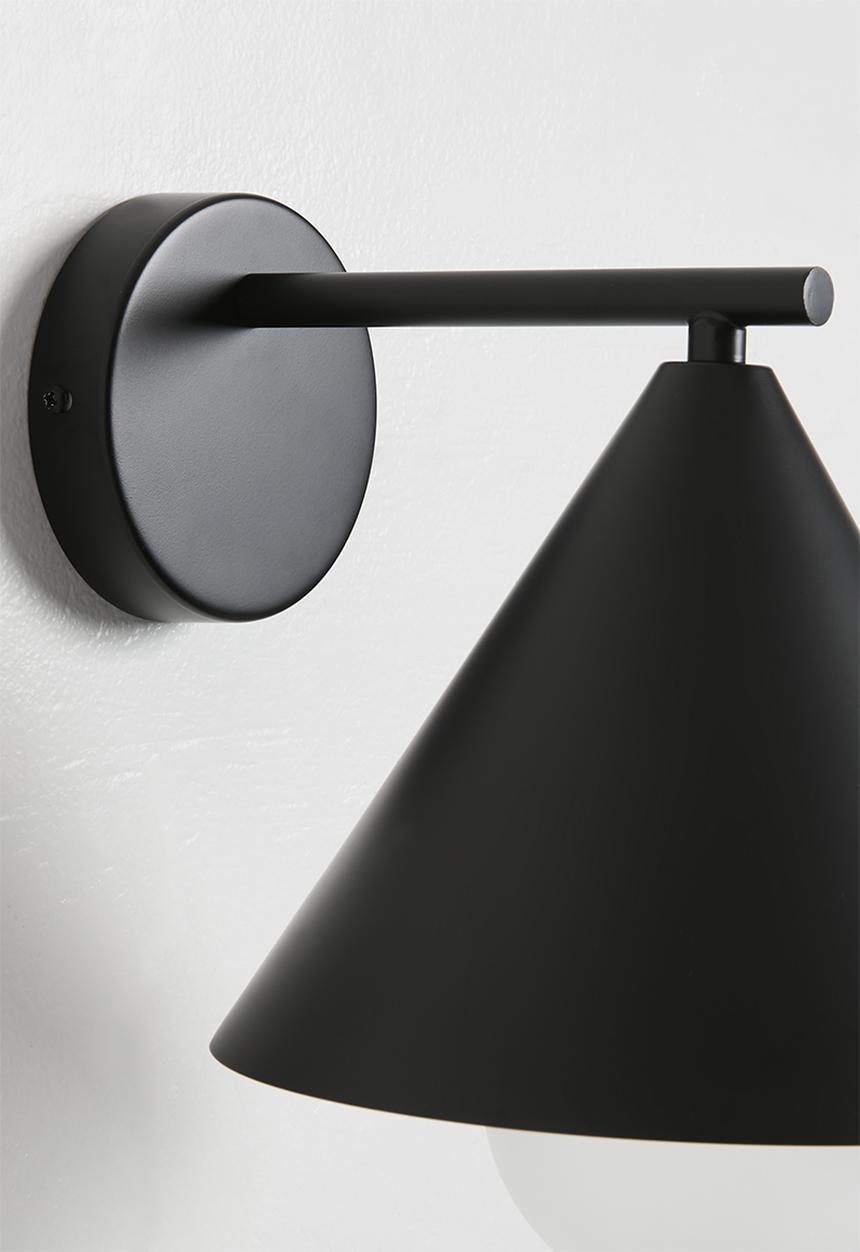 Sixth Floor - Coni Wall Lamp -  Black
