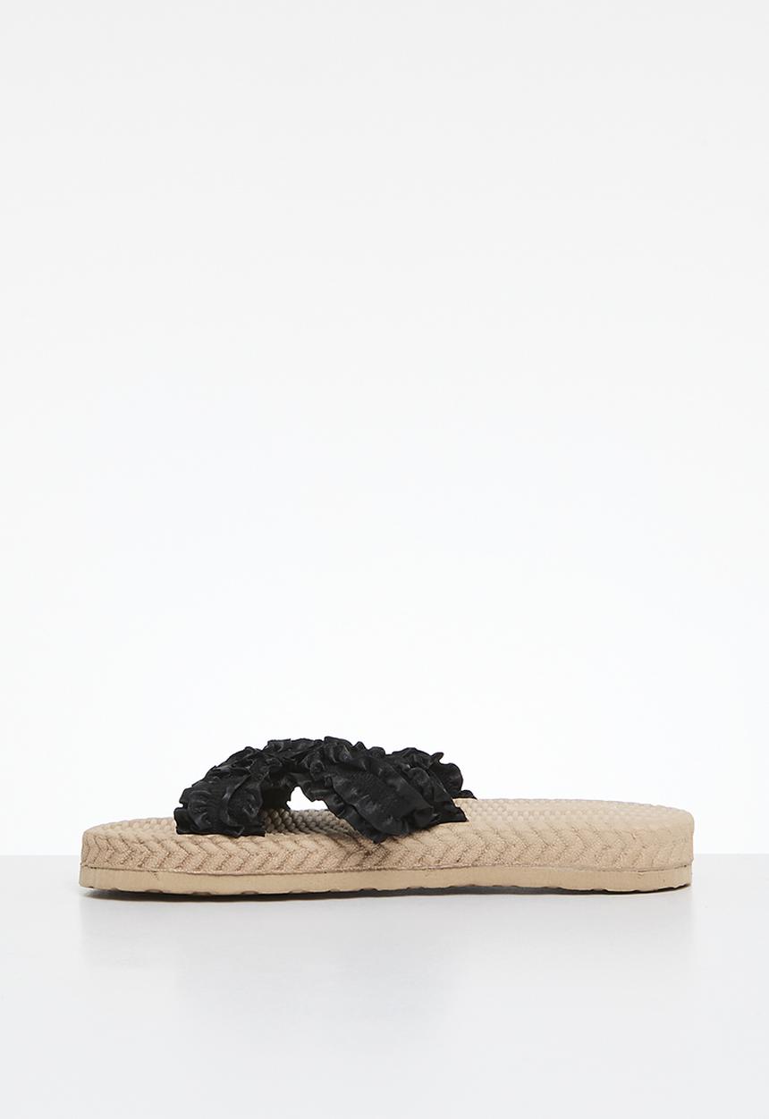 Pop Candy - Criss cross sandals - black