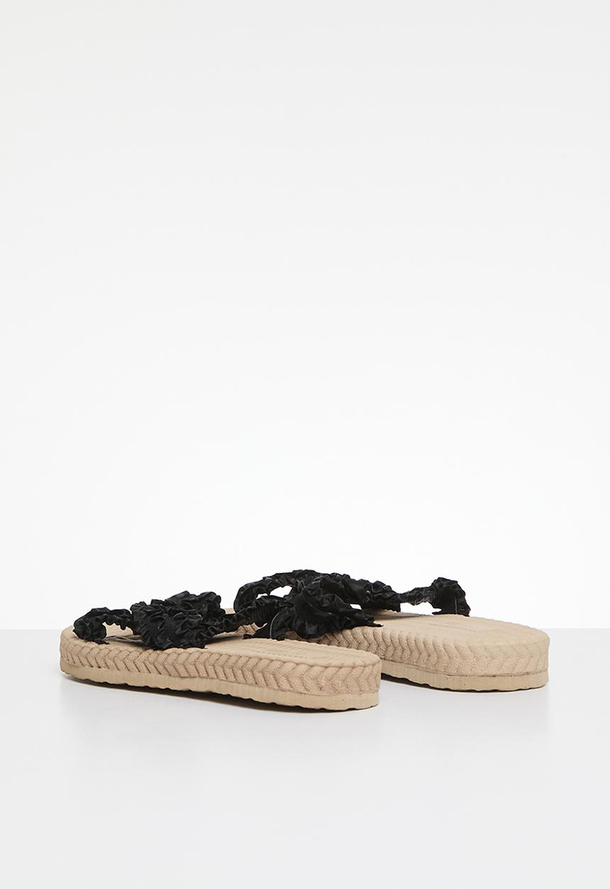 Pop Candy - Criss cross sandals - black