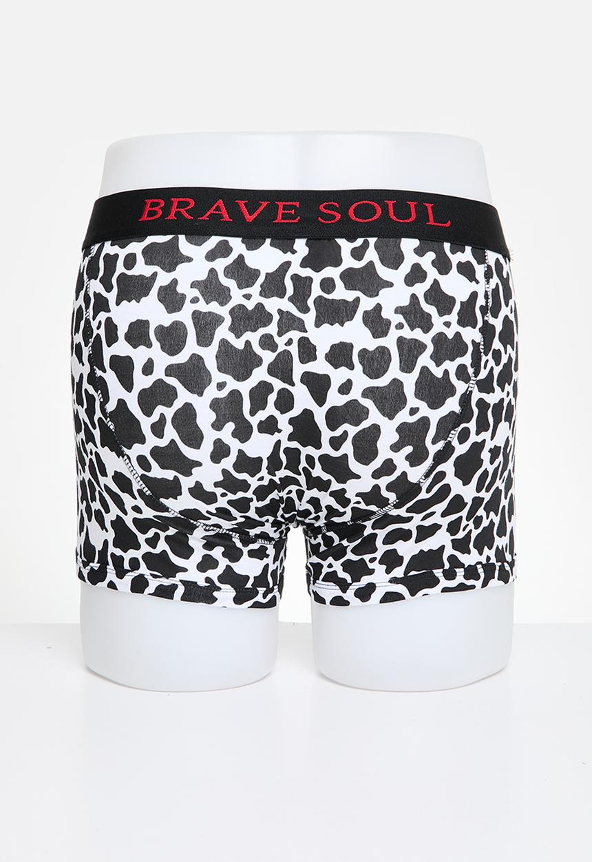 Brave Soul - Underwear 2 Pack - Optic White & Jet Black