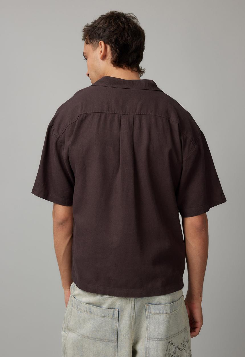 Factorie - Textured Street Shirt - Texture/Choc Torte