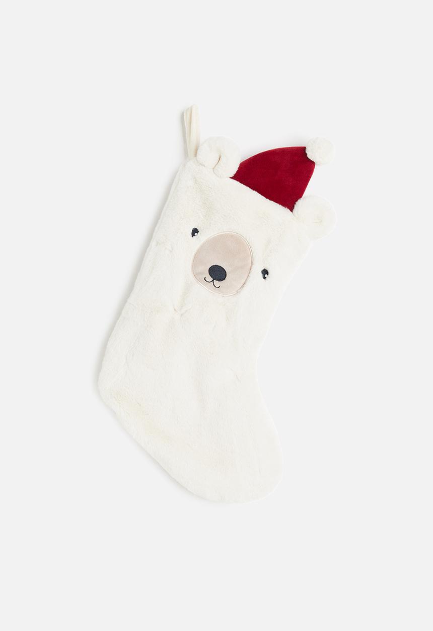 H&M - Pile christmas stocking - white