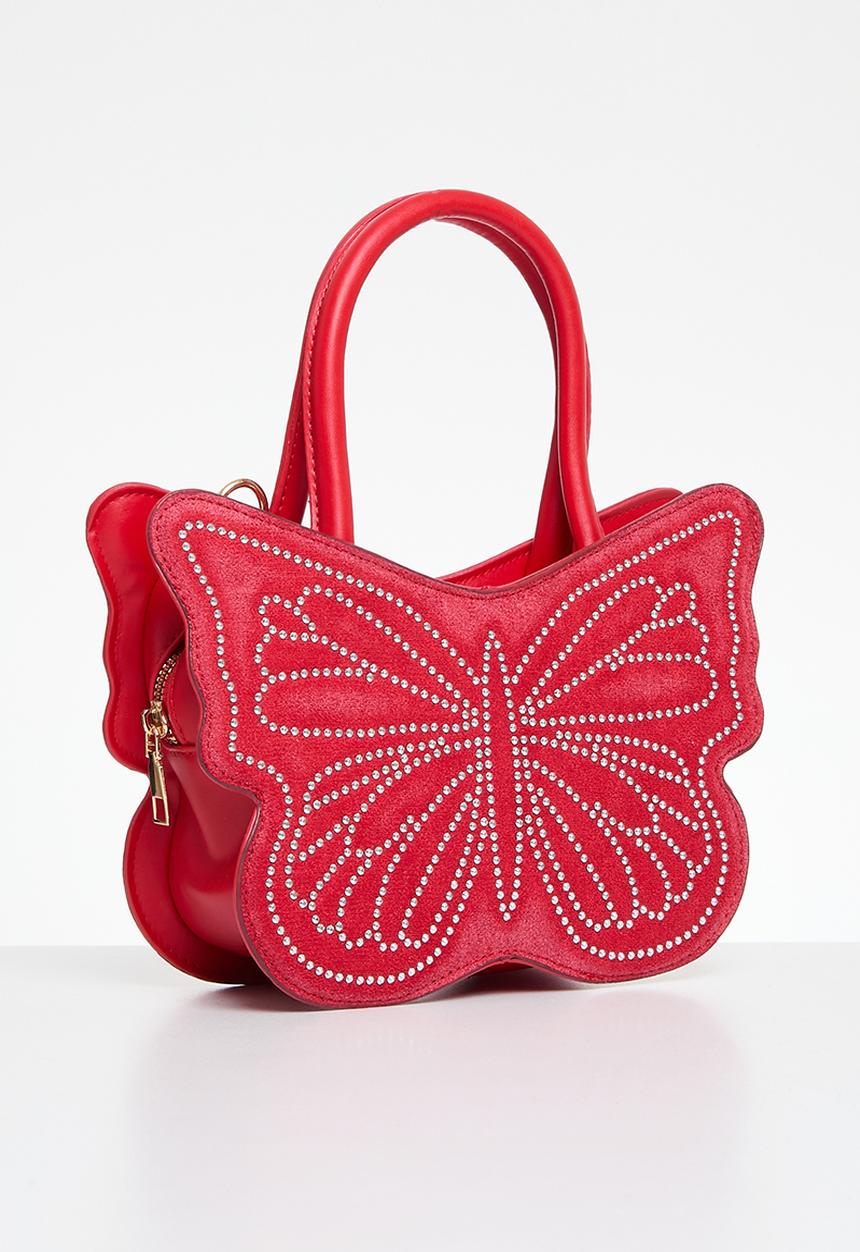 Tessa Design - Freya butterfly bag - red