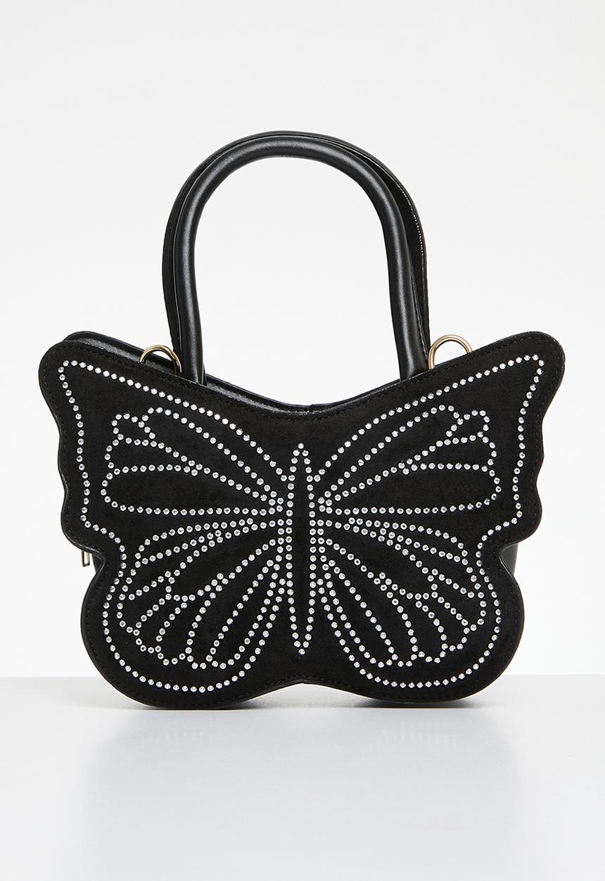 Tessa Design - Freya butterfly bag - black