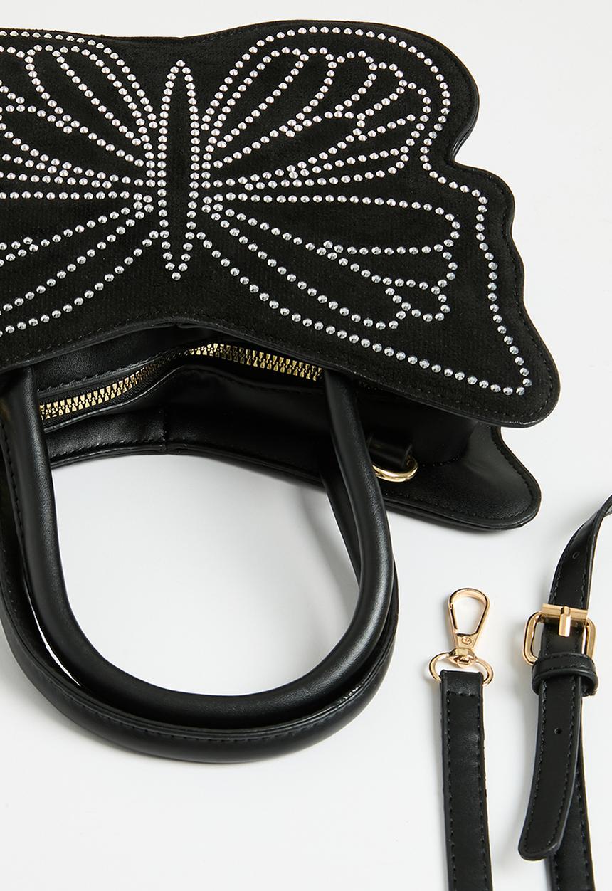Tessa Design - Freya butterfly bag - black