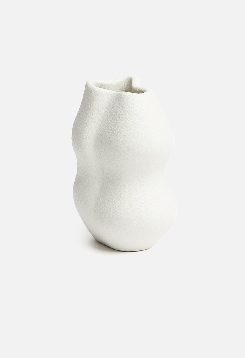 H&M - Stoneware mini vase - white