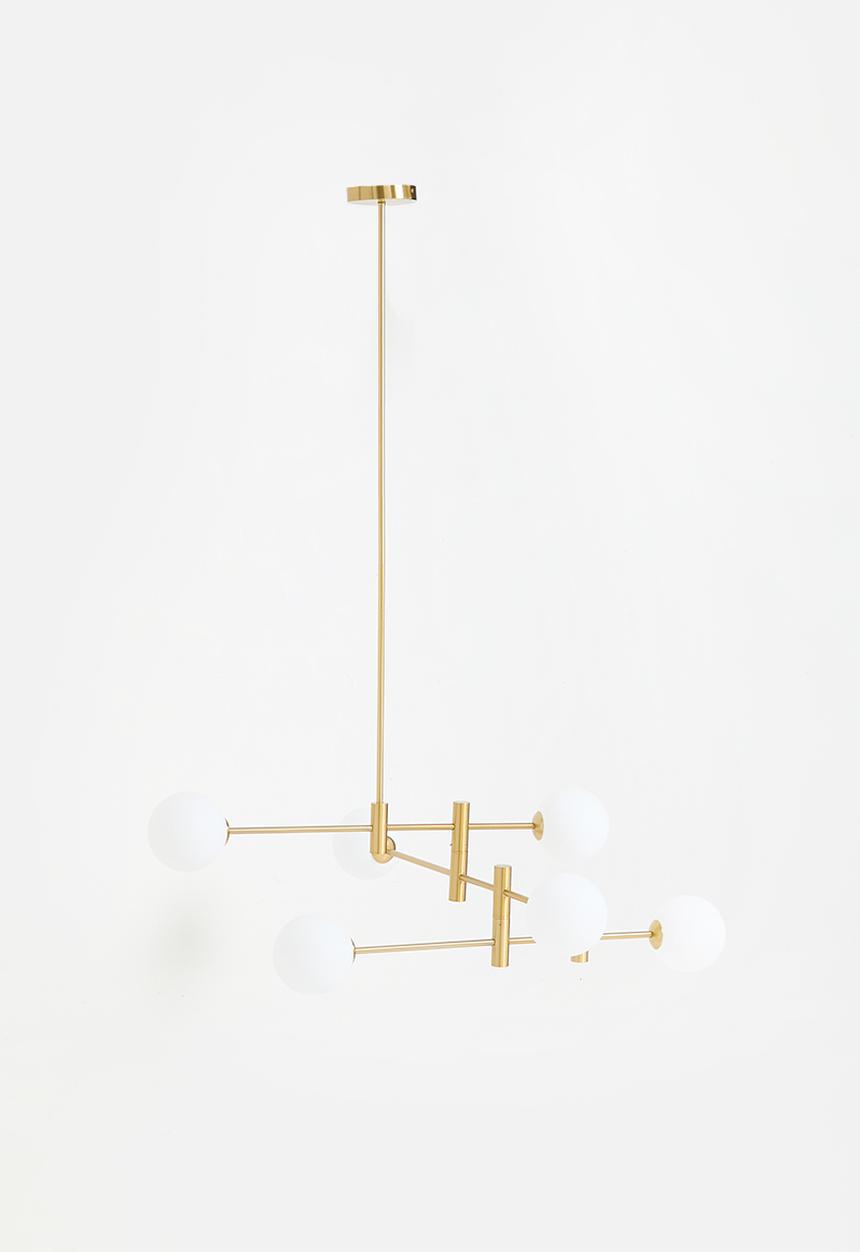 Sixth Floor - Siga Pendant Lamp - Gold