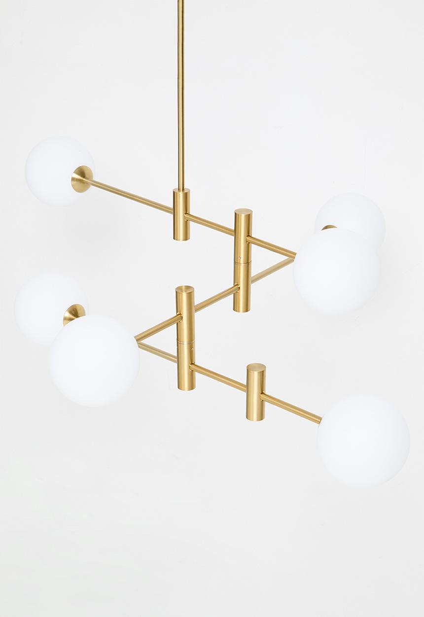 Sixth Floor - Siga Pendant Lamp - Gold